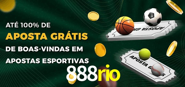 888rio Ate 100% de Aposta Gratis